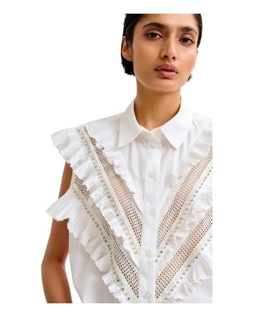 Essentiel Antwerp White Jeandarlene Shirt
