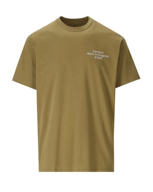 Carhartt Green S/s Formation Larch T-shirt for men