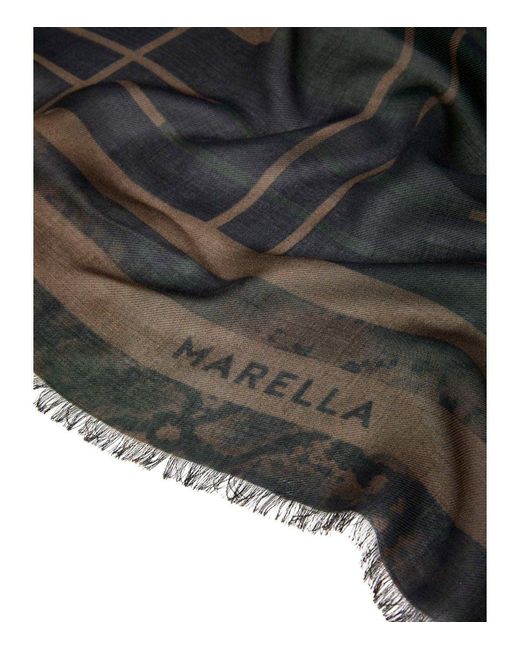 Marella Black Aerosi Python Schal