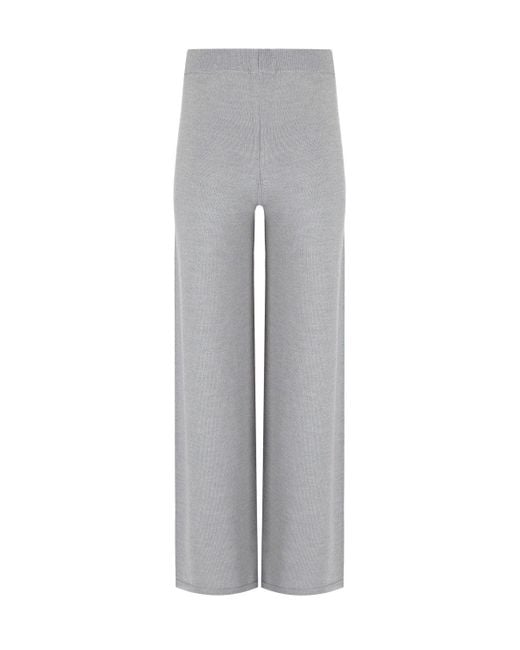 Max Mara Gray Hamburg Graue Strickhose