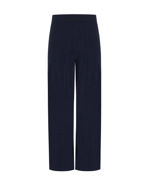 Weekend by Maxmara Blue Garza Trousers