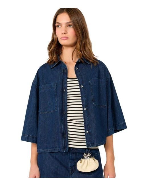 Weekend by Maxmara Blue Zannata Denim Shirt