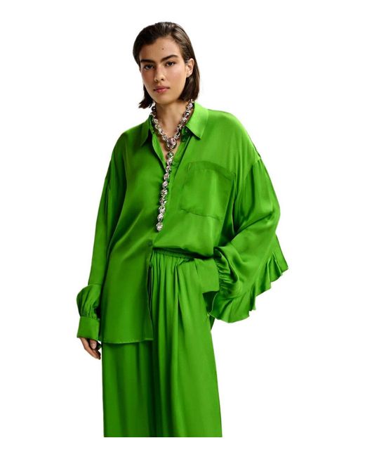 Essentiel Antwerp Green Judith Shirt