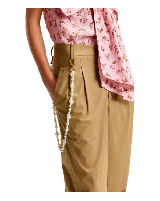 Essentiel Antwerp Natural Jesuis Barrel Fit Pants