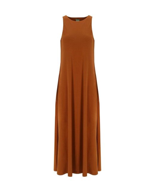 Max Mara Brown Bosso Rust Dress