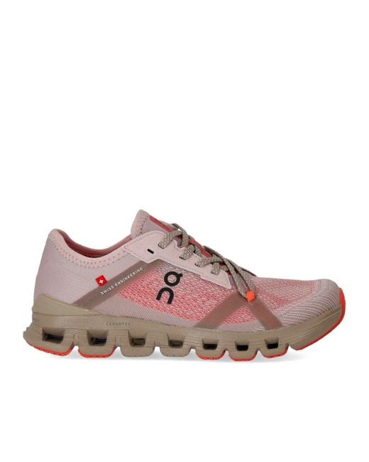 Sneaker Cloud X 4 Ad Mauve Salm di On Shoes in Pink