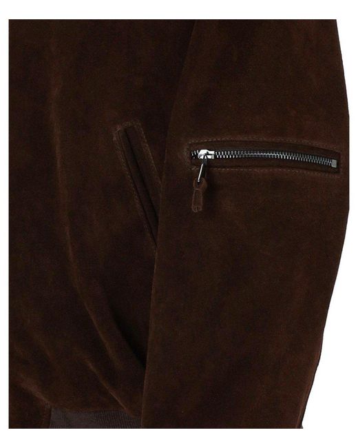 Myskin Brown Dark Oversize Bomber Jacket