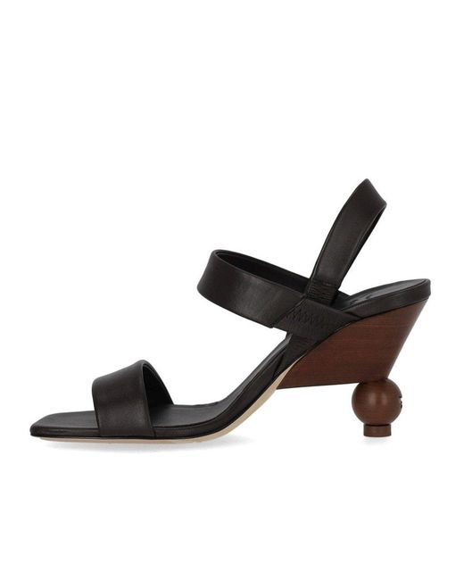 Weekend by Maxmara Black Affetto Ebony Heeled Sandal