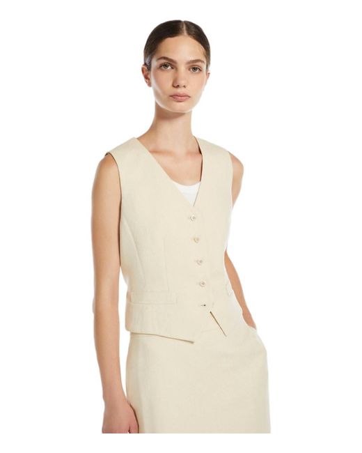 Weekend by Maxmara Pace Vest in het Natural
