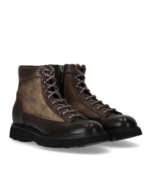 Doucal's Brown Denver Ankle Boot for men