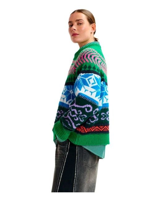 Essentiel Antwerp Irelando Green Crewneck Sweater