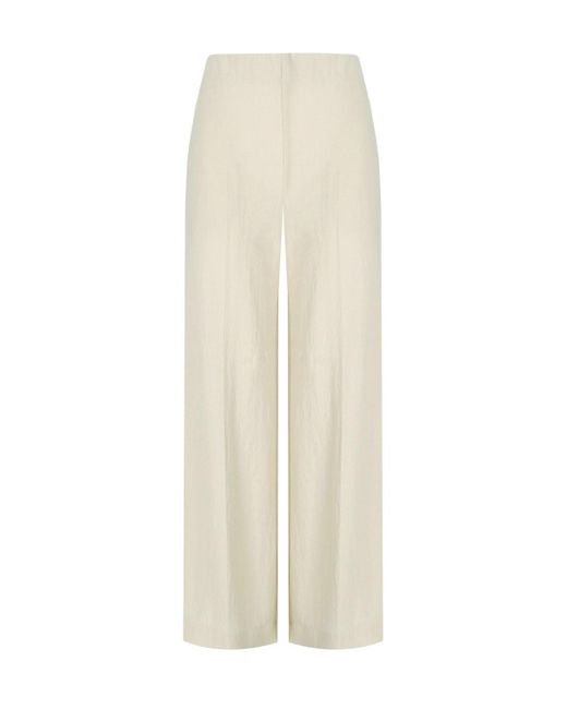 Harris Wharf London Flare Broek in het White