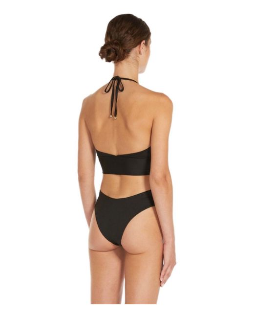 Max Mara Beachwear Cleopatra Black Swimsuit