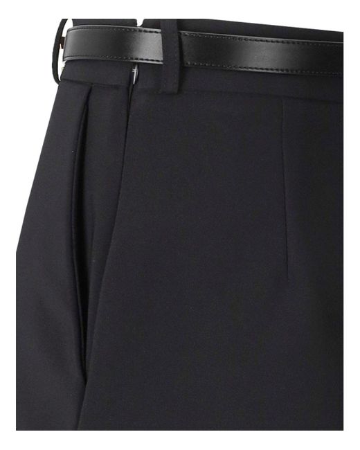 Shorts con cintura neri di Elisabetta Franchi in Black