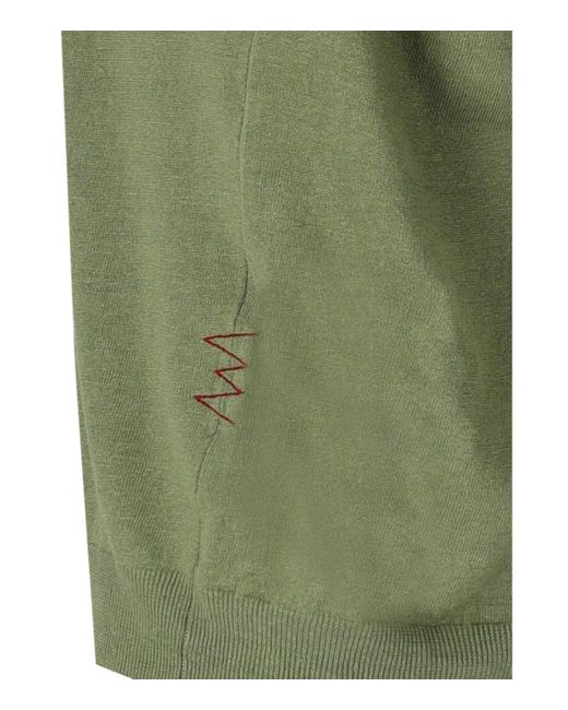 Amaranto Amaránto er rundhalspullover in Green für Herren