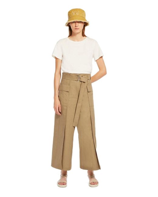 Weekend by Maxmara Natural Pinide Trousers