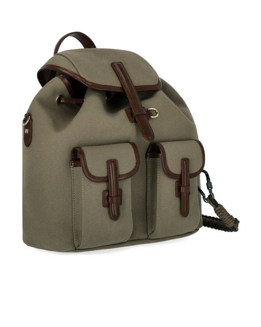Weekend by Maxmara Green Popoli Mud Backpack