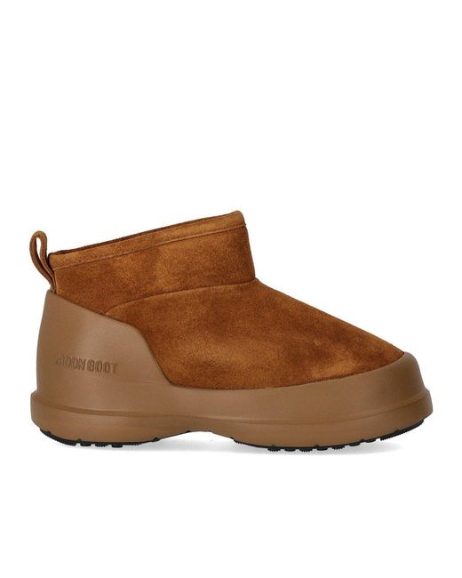 Moon Boot Brown Luna Low Cognac Ankle Boot