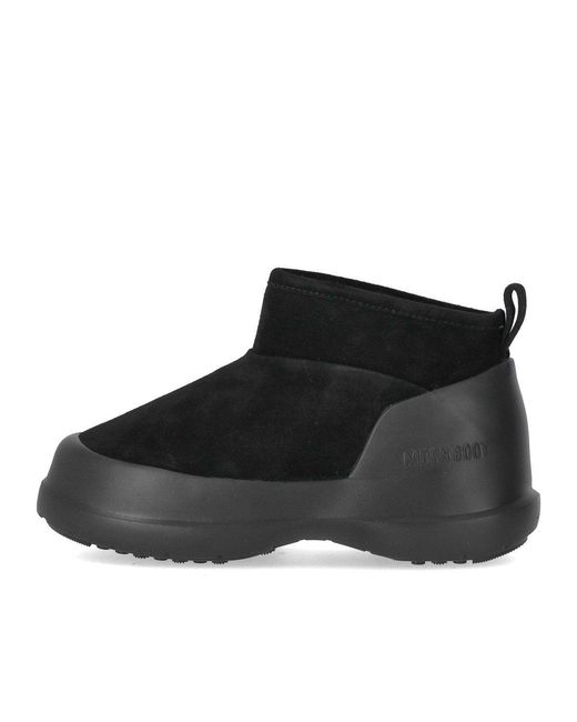 Moon Boot Black Luna Low Ankle Boot