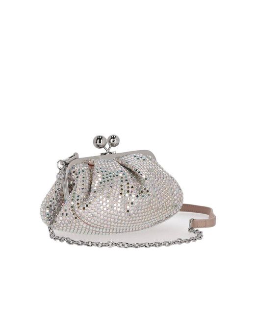 Weekend by Maxmara White Pasticcino Alama Small Clutch
