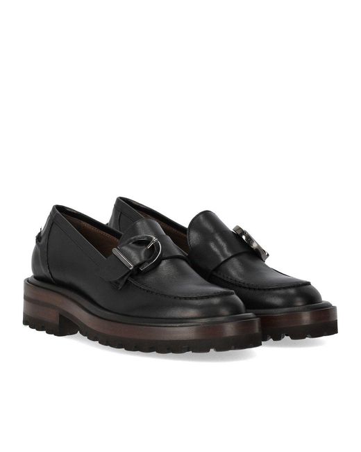Duccio Del Duca Black Schwarzer Loafer
