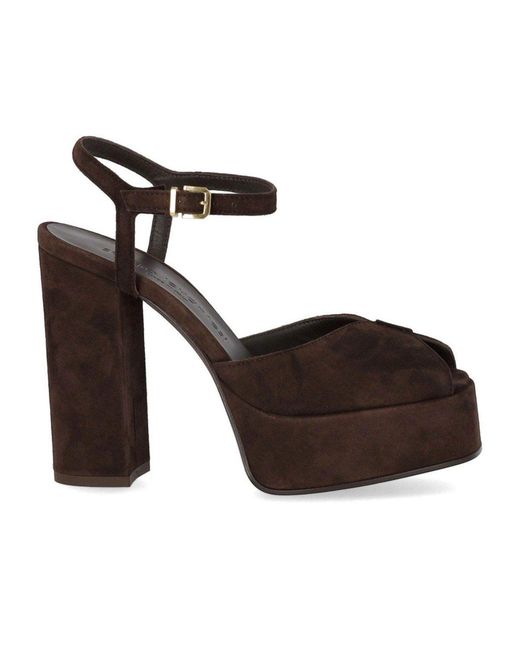 Sergio Levantesi Brown Vera Heeled Sandal
