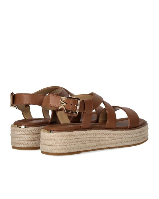 Sandalo Platform Lynn di Michael Kors in Brown