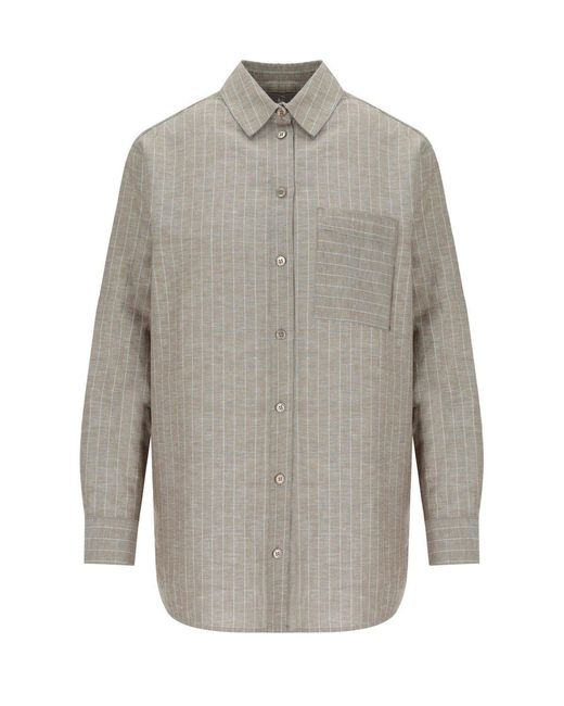 Max Mara Gray Ululo Shirt