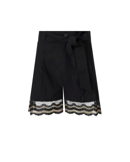 Short avec dentelle femme store