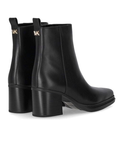Michael Kors Black Lex Heeled Ankle Boot