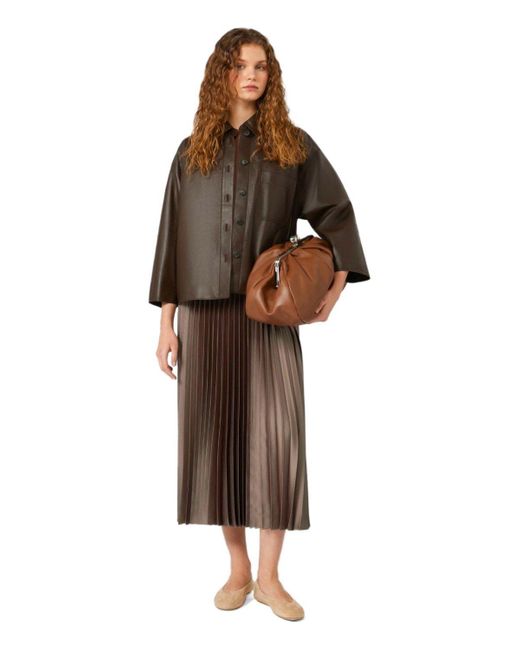 Weekend by Maxmara Brown Samuele Braunes Kleid