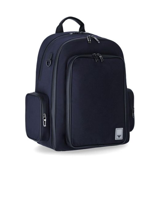 Emporio Armani Travel essential marineer rucksack in Blue für Herren