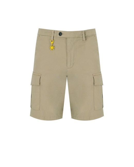 Manuel Ritz Cargo Bermudashort in het Natural voor heren