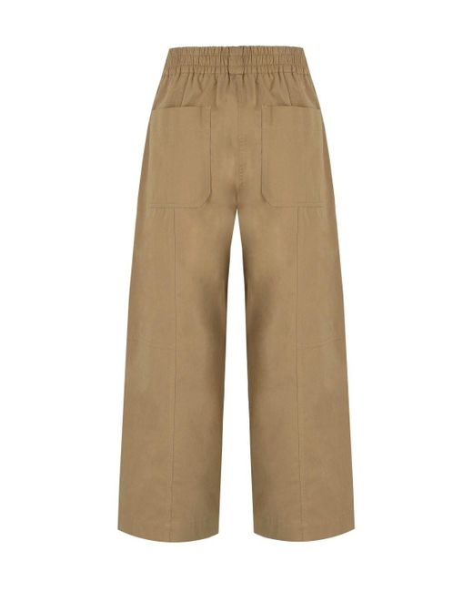 Pantalone Cropped Milva Terra di Weekend by Maxmara in Natural