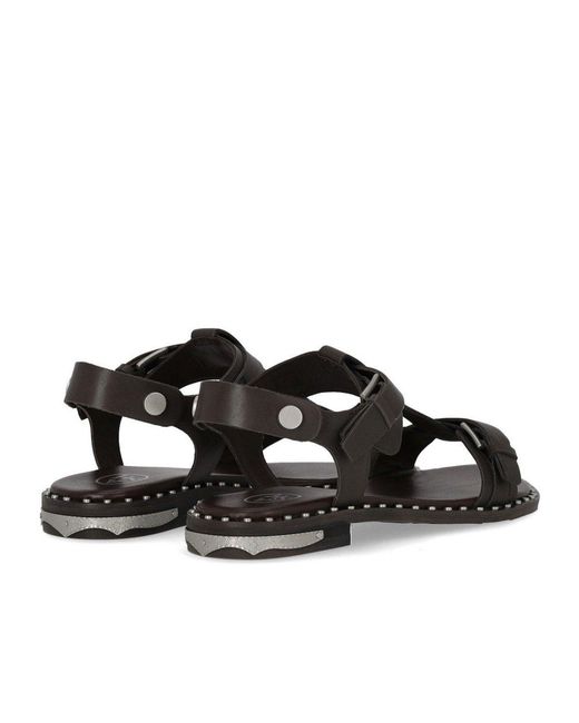 Ash Brown Piper Dark Flat Sandal