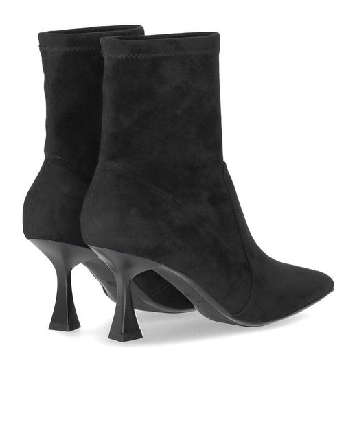 Sergio Levantesi Black Janet Heeled Ankle Boot
