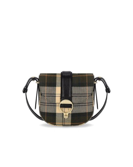 Barbour Black Elm Tartan Crossbody Bag