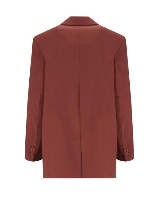 Weekend by Maxmara Red Veber Rost Single Breasted Blazer