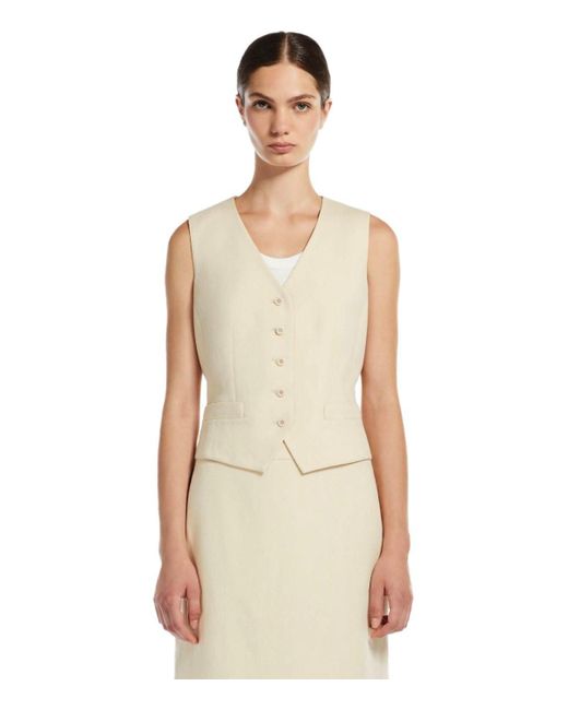 Weekend by Maxmara Pace Vest in het Natural