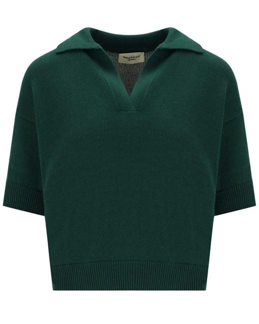 Weekend by Maxmara Green Albero Polo Shirt