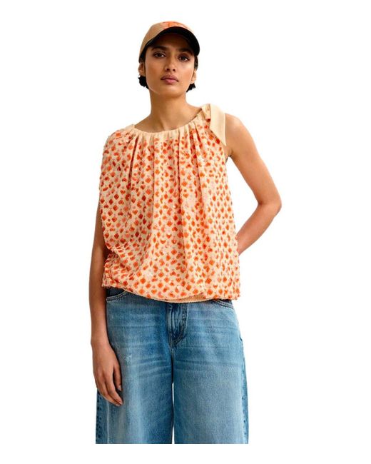 Essentiel Antwerp Orange Jocelyn Top
