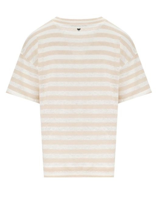 Weekend by Maxmara White Falla Striped T-Shirt