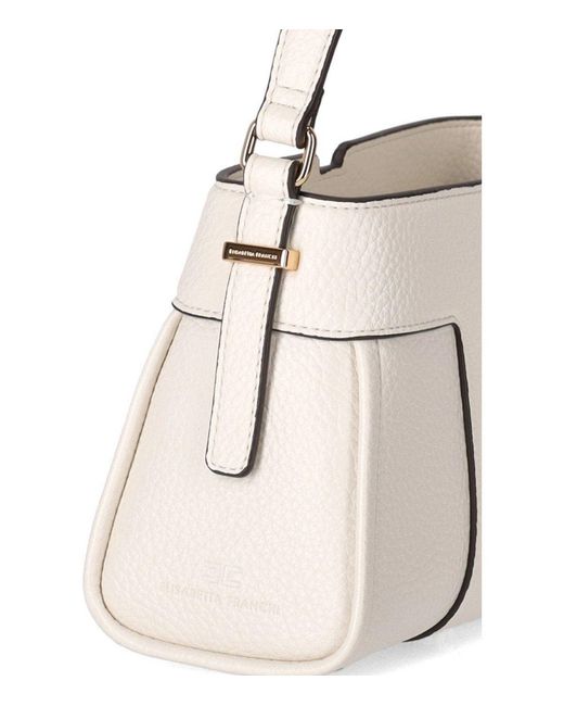 Elisabetta Franchi White Ivory Small Handbag