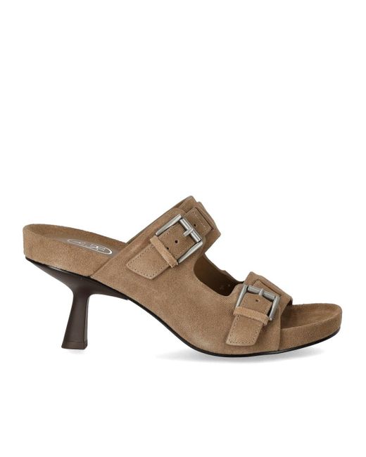 Zapato mule de tacón jewel avellana Ash de color Brown
