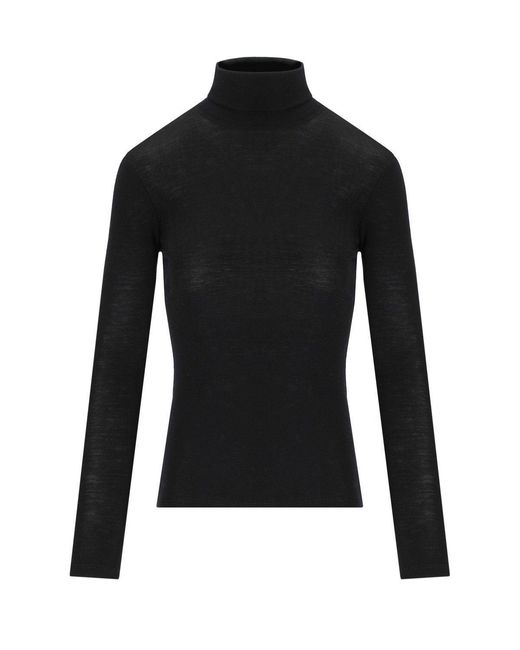 Weekend by Maxmara Black Teseo Turtleneck Pullover