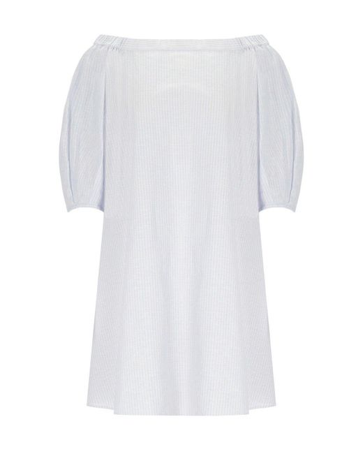 Max Mara White Fuggito Dress
