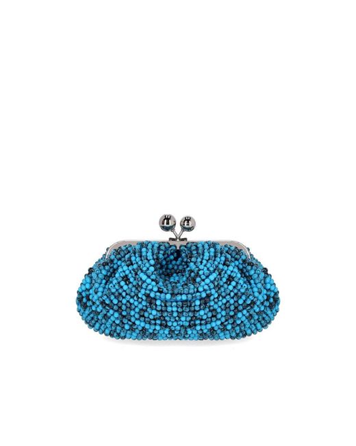Weekend by Maxmara Blue Pasticcino Eschimo Small Clutch