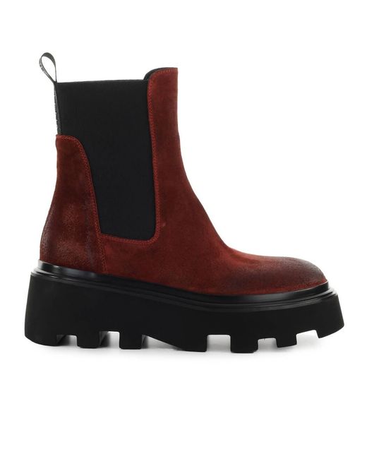 Elena Iachi Brown Suede Chelsea Boot