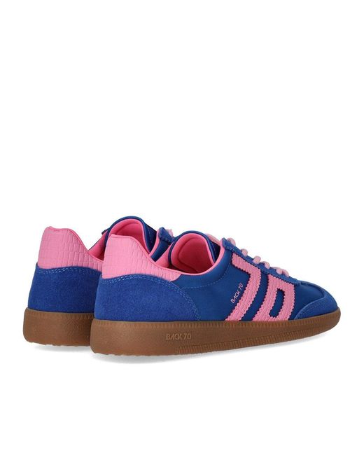 Back70 Blue Ghost Satin Sneaker