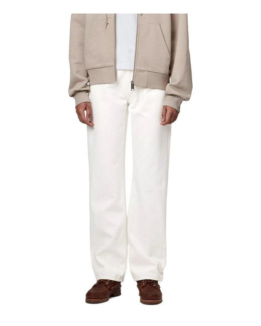 Carhartt White W' Noxon Jeans